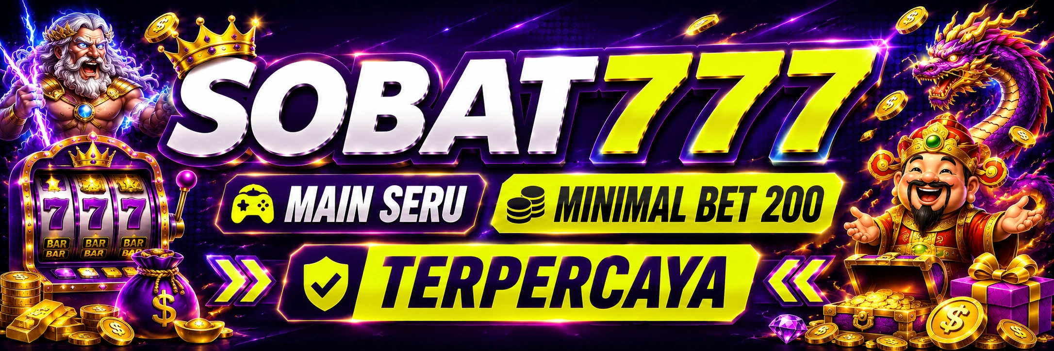 SOBAT777: Main Seru Minimal Bet 200 Terpercaya